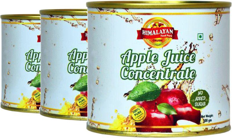 himalayan food park crush APPLE JUICE CONCENTRATE - Pack of 2  (2 x 500 ml)