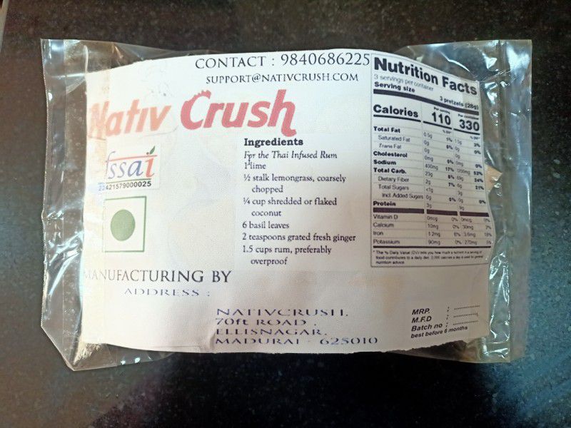 NATIVCRUSH South Indian Sweet and Snacks Sattur Sevu (250 g)  (250 g)