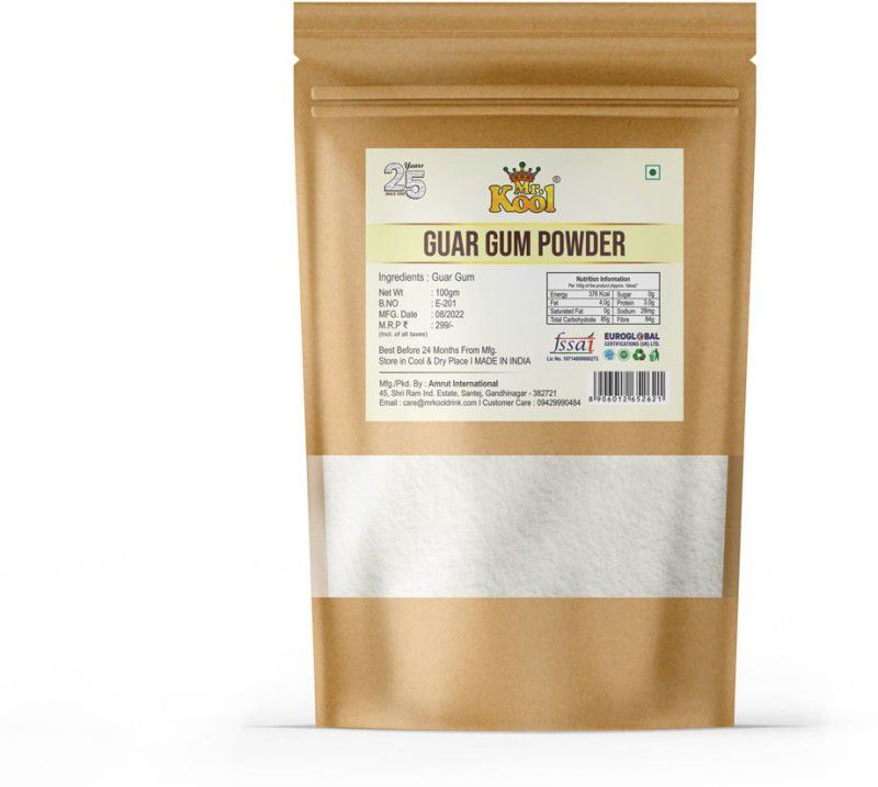 Mr.Kool Guar Gum Powder 100gm for baking ingredients. for thicking agent. Raising Ingredient Powder