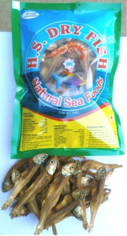 H.S Dry Fish Dry Anchovies (Nathli) 500g Supreme 500 g  (Pack of 1)