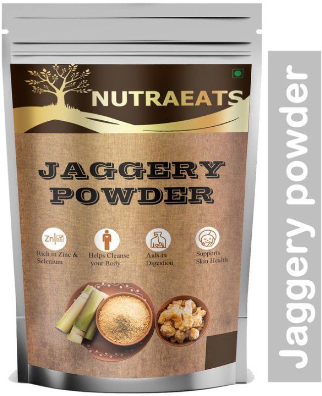 NutraEats Natural Jaggery Gur Powder , Premium quality Raw Sugarcane Powder Powder Jaggery (K89) Ultra Powder Jaggery  (400 g)