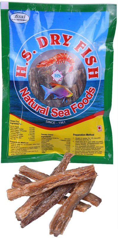 H.S Dry Fish Dry Bombay Duck 250g Slices 250 g  (Pack of 1)