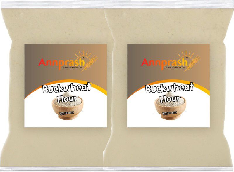 Annprash Premium Quality Buckwheat Flour/ Kuttu Atta / Buck Wheat - 2KG (1kg X2)  (2000 g, Pack of 2)