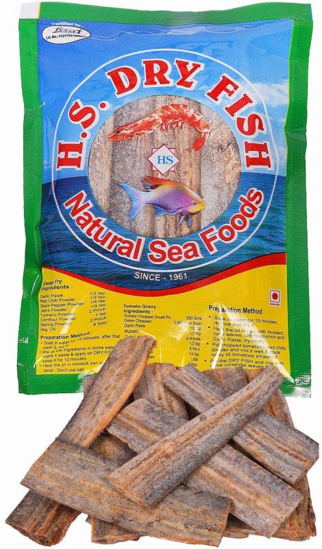 H.S Dry Fish Dry Ribbon Fish 500g Slices 500 g  (Pack of 1)