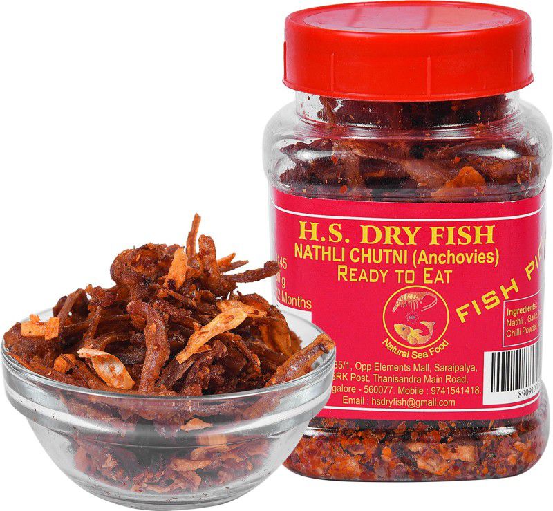 H.S Dry Fish Dry Nathli Chutney (Ready to Eat) 100g Chutney Granules  (100 g)