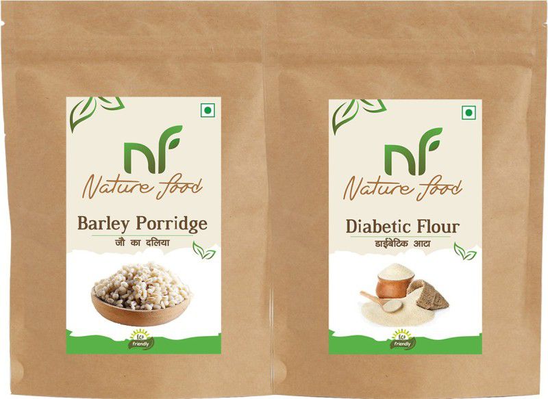 Nature food Best Quality Barley Porridge (500gm) & Diabetic Flour (1kg ) Combo  (500GM, 1KG)