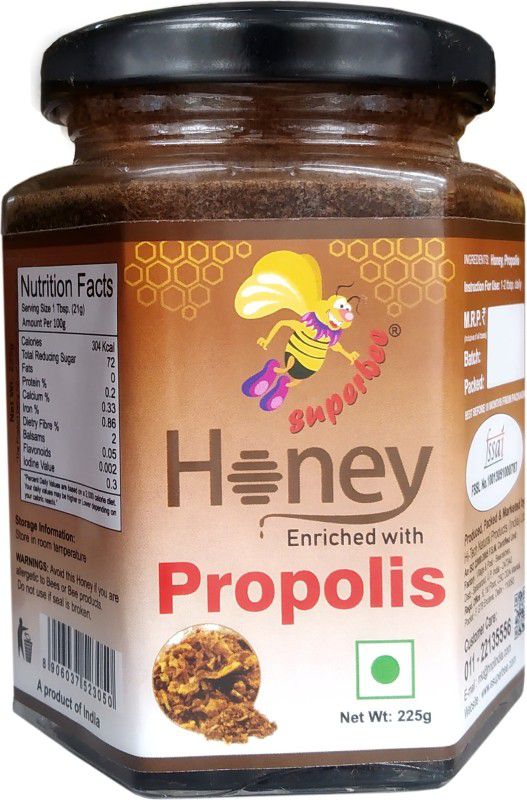 Super Bee Honey Enriched With Propolis 225 gm  (225 g)