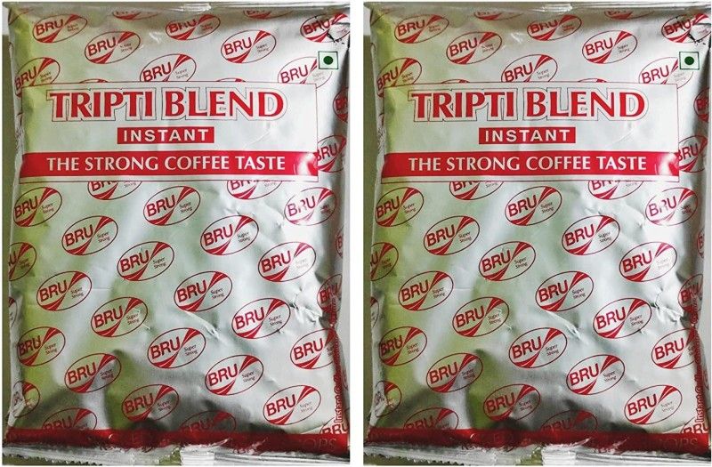 BRU Tripti Blend instant Coffee Powder pack of 2 ( each 200 g ) Instant Coffee  (2 x 100 g, Chicory Flavoured)