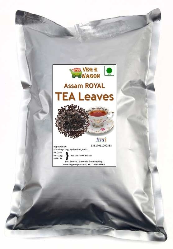 Veg E Wagon Extra Strong Royal Assam Tea 1000 gm Unflavoured Tea Blend Pouch  (1000 g)