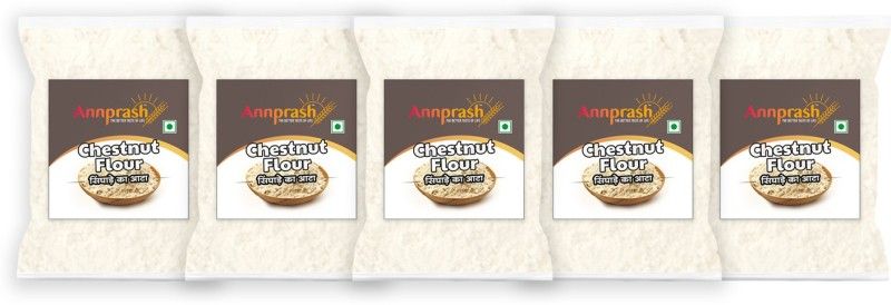Annprash Premium Quality Chestnut Flour/ Singhara Atta - 1.25KG (250GMx5)  (1250 g, Pack of 5)