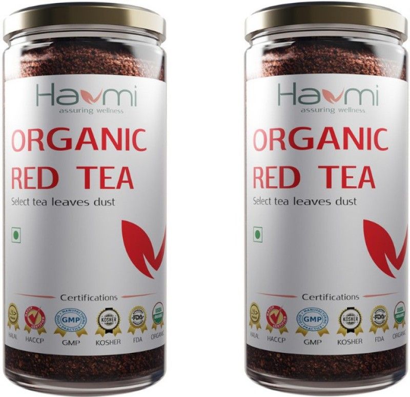 Havmi Organic Red Tea Tea Glass Bottle  (2 x 120 g)
