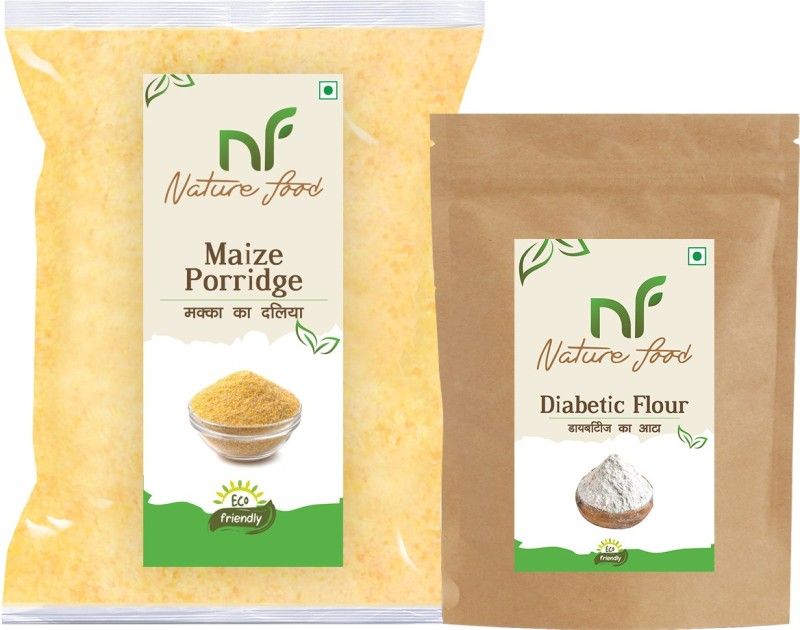 Nature food Best Quality Maize Porridge (5kg) & Diabetic Flour (1kg ) Combo  (6)