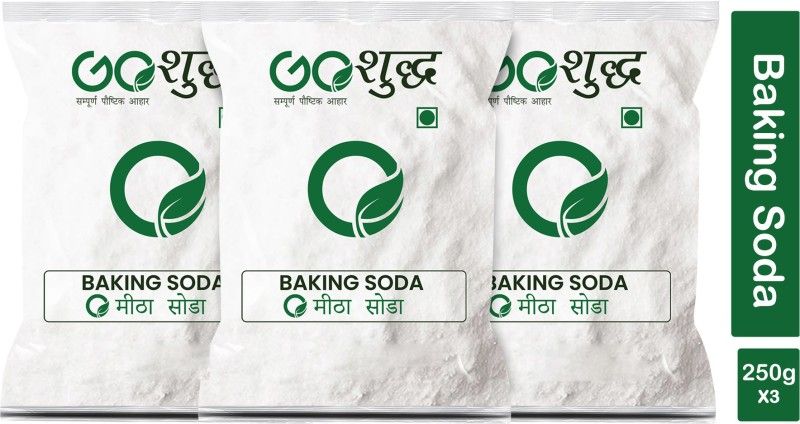 Goshudh Premium Quality Meetha Soda (Baking Soda)-250gm (Pack Of 3) Baking Soda Powder  (3 x 250 g)