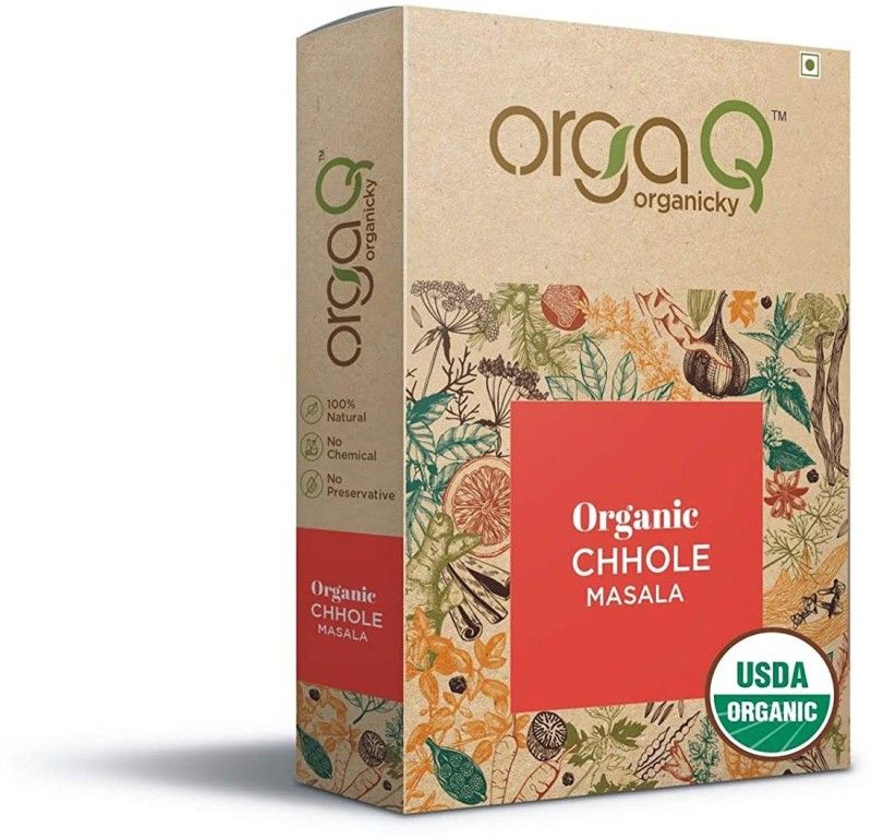 OrgaQ Organicky Organic Chhole Masala  (100)