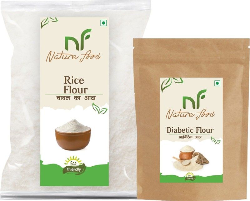 Nature food Best Quality RiceFlour (2kg) & Diabetic Flour (1kg ) Combo  (2KG, 1KG)