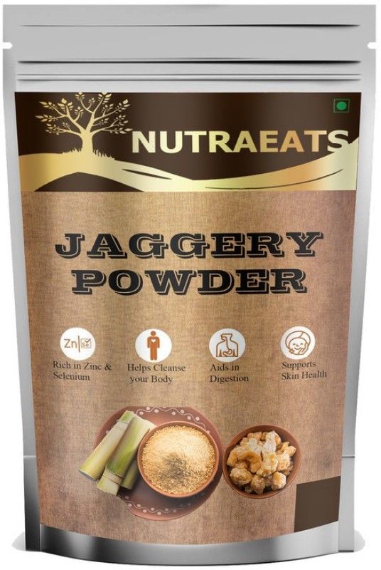 NutraEats Sugarcane Jaggery Powder Powder Jaggery Pro Powder Jaggery  (350 g)