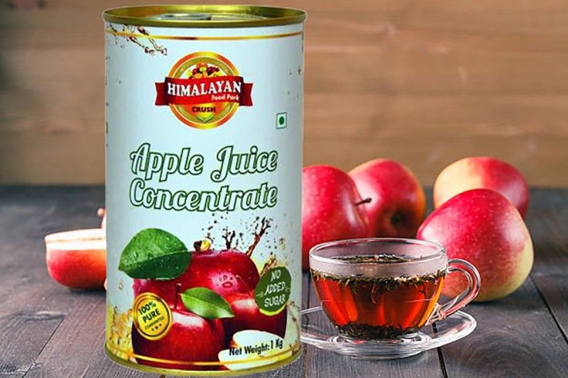 himalayan food park crush Apple juice Concentrate , Apple Juice  (1 L)