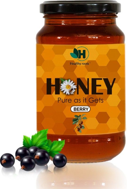 Healthy Roots Berry Honey 1Kg Organic Raw Unprocessed ( Pure & Natural )  (1 kg)