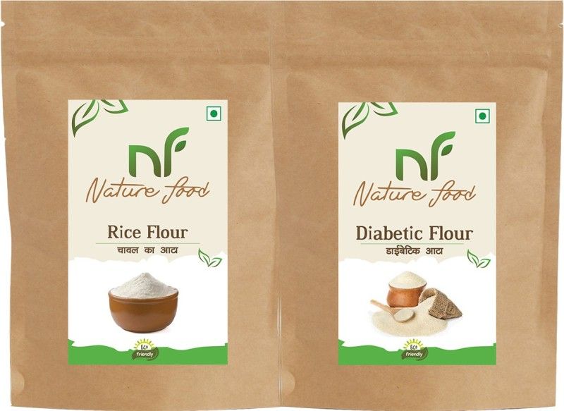 Nature food Best Quality RiceFlour (500gm) & Diabetic Flour (1kg ) Combo  (500GM, 1KG)