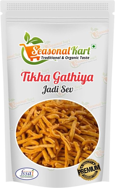 Seasonal Kart Tikha Gathiya Namkeen Indian Snack| Truly Homemade  (400)