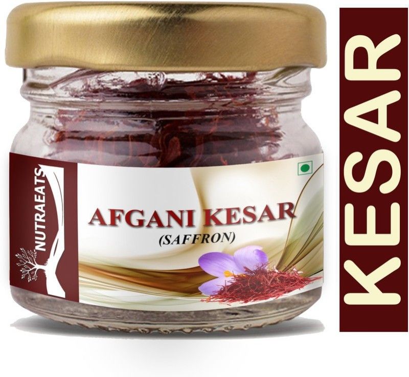 NutraEats Natural, Pure and Organic Finest, Grade Afghani Kesar / Saffron Threads (4g) Ultra  (4 g)