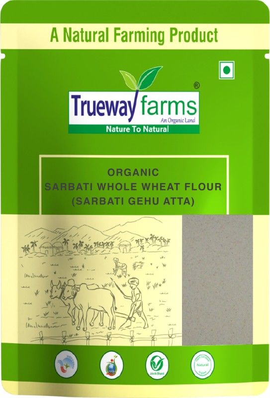 Trueway farms Sarbati Whole Wheat Flour (Sarbati Gehu Atta)  (5 kg)