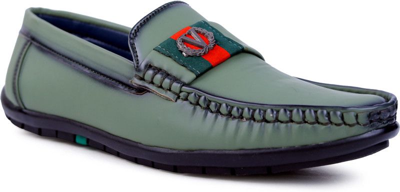 Loafers For Men  (Olive)