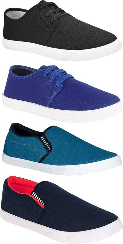 Combo Pack of 4 Casual Sneakers With Sneakers Sneakers For Men  (Multicolor)
