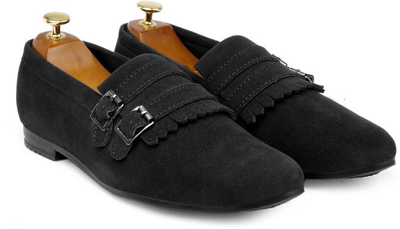 Men's Casual Slip-on Loafer's Casuals For Men  (Black)