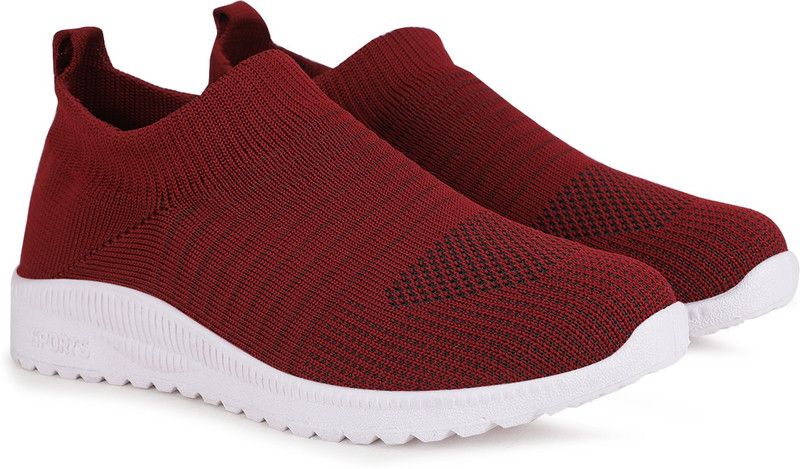 Walking Shoes For Women  (Maroon)