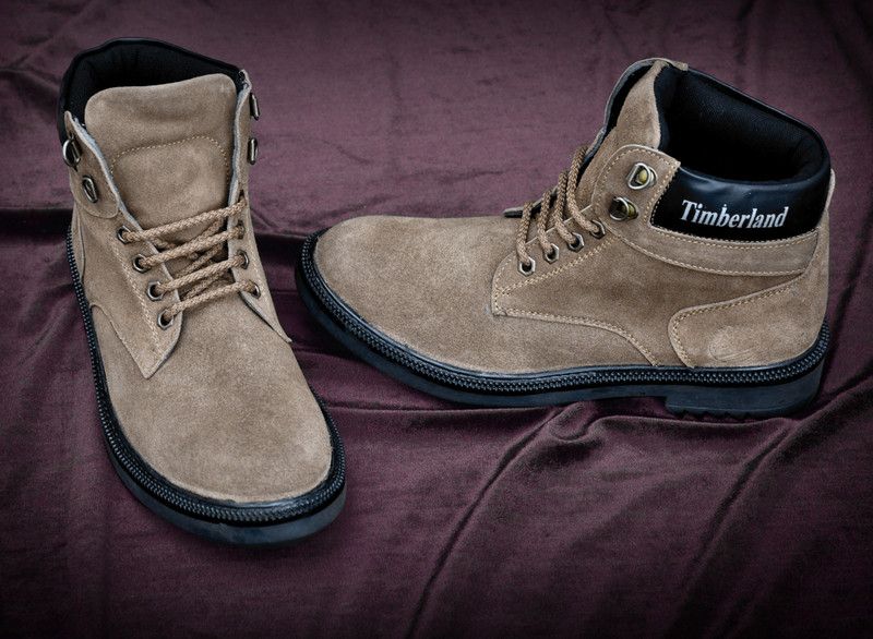 Stylish/Outdoor/Comfortable/Riding Boots For Men  (Beige)