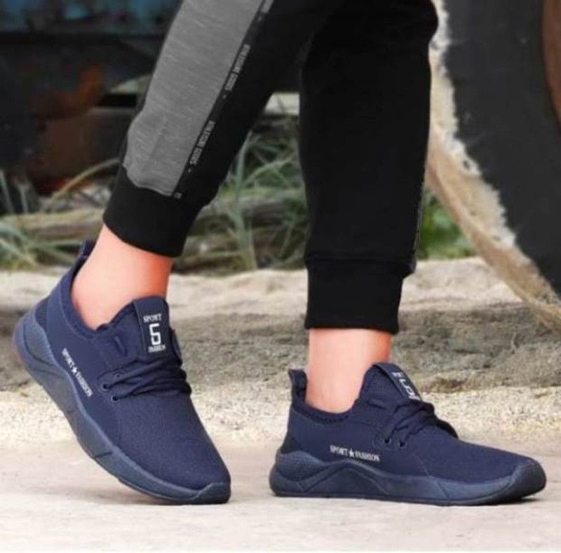 Stylish Walking & Gym Light Weight Sports Shoe For Men's & Boys Running Shoes For Men  (Blue)