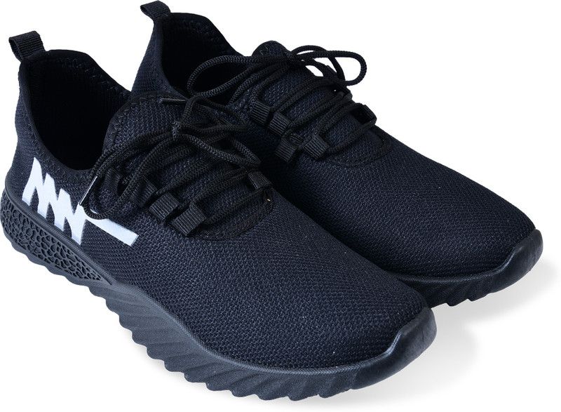Men's Running/Gym/Sports Shoes Breathable Lightweight Comfortable Fashion Non-Slip Sneakers (Black) Running Shoes For Men  (Black)