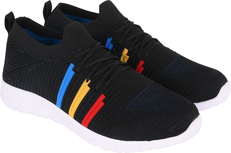 Smart Stylish Light Weight Sports Shoe For Men's & Boys Running Shoes For Men  (Black)