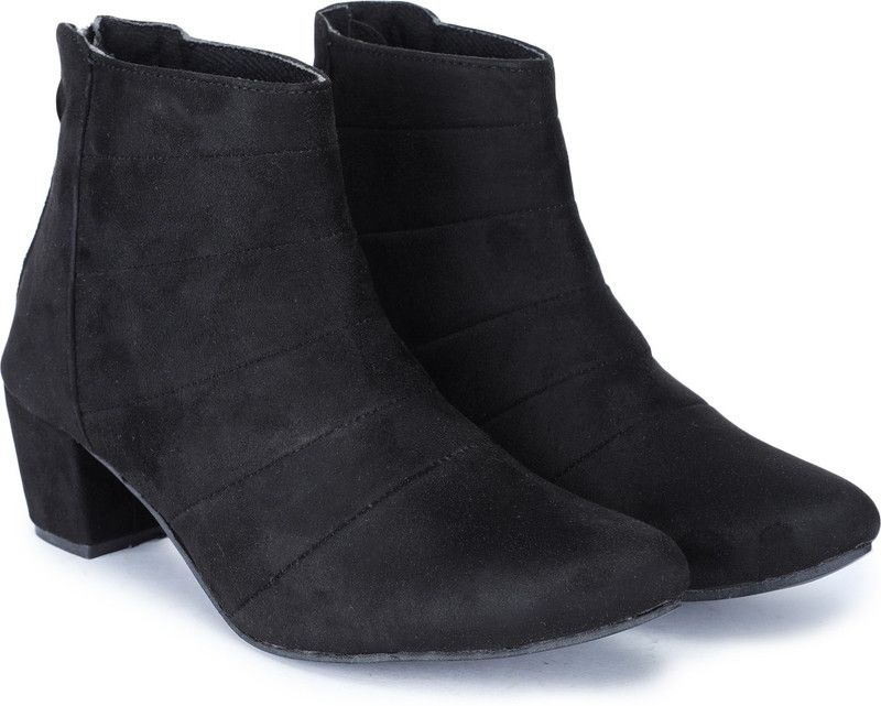 Women casual boots boot For women Boots For Women  (Black)