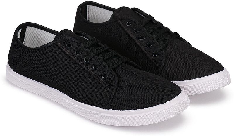 Casual Shoes For Men Waliking,Sneakers,Loafers,Canvas casual shoe for Men Black Sneakers For Men  (Black)