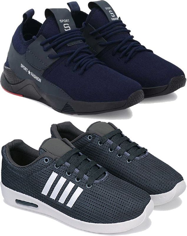 Sporter Men Multicolor Casual Sneakers Shoes (Pack of 2) (Combo(ZO)-1660-1563) Sneakers For Men  (Multicolor)