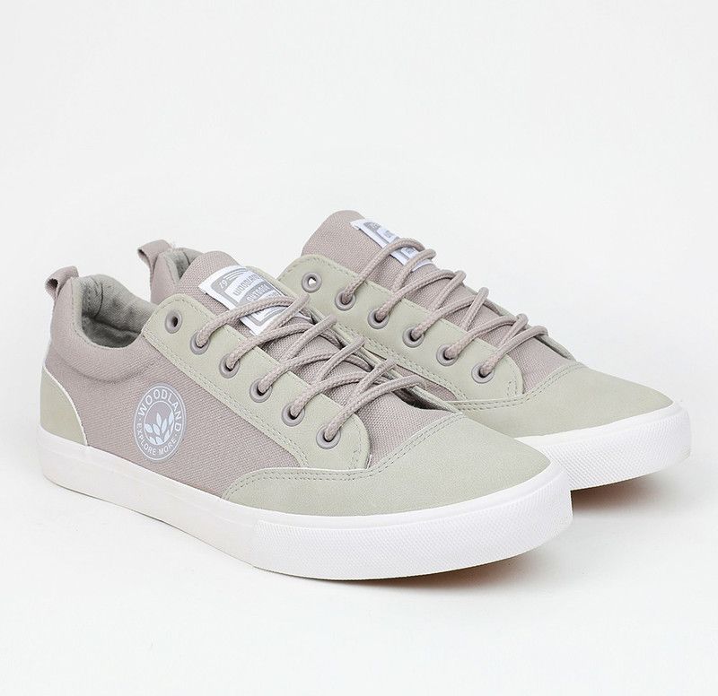 Lombard Canvas Shoes For Men  (Grey)