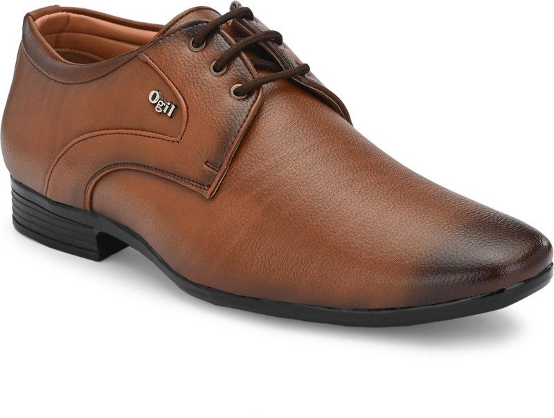 Comfortable Office Party wear Derby For Men  (Tan)