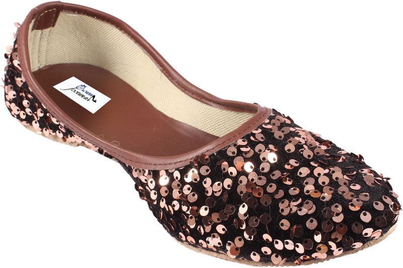 Dark-Brown Jutis Mojaris For Women  (Brown)