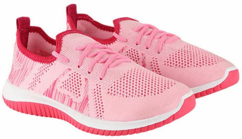Running Shoes For Women  (Pink, White)