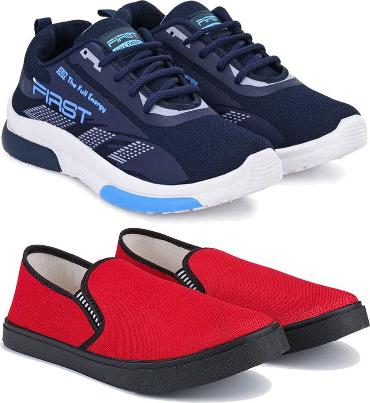 Sporter Men Multicolor Spots Shoes Pack Of 2(Combo(ZS)-1836-1140) Running Shoes For Men  (Multicolor)