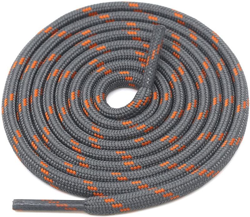 GRAH SANGRAH SL-225 Shoe Lace  (Gray Orange Set of 2)