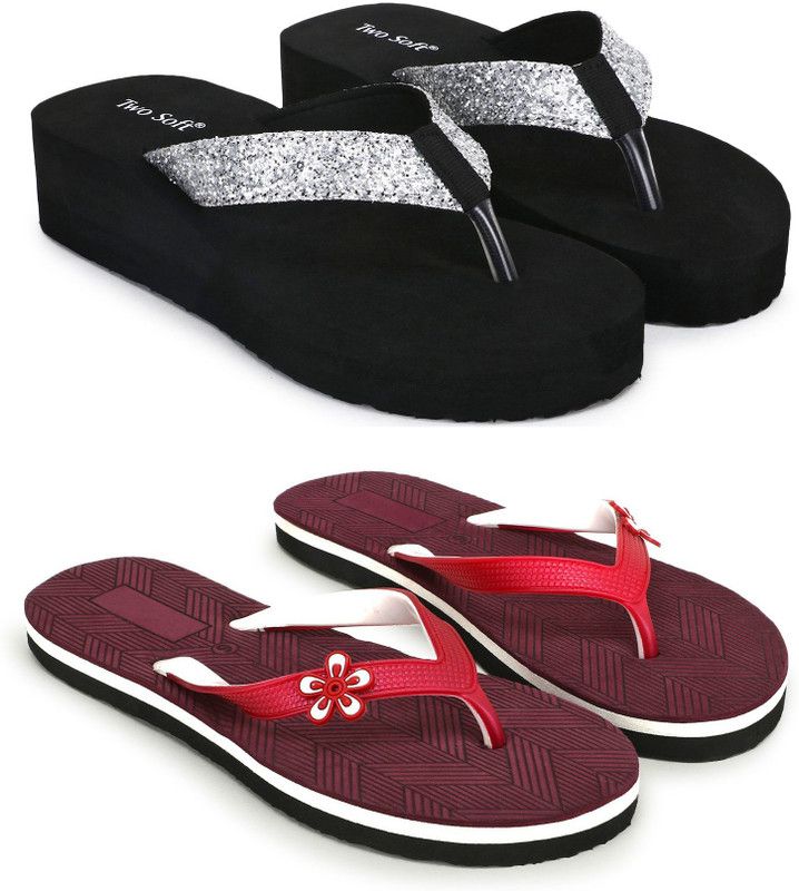 Slippers  (Silver, Maroon 7)