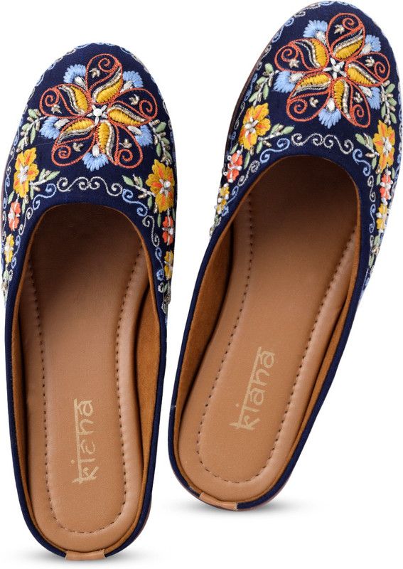 b9 fashion_120 Loafers For Women  (Blue)