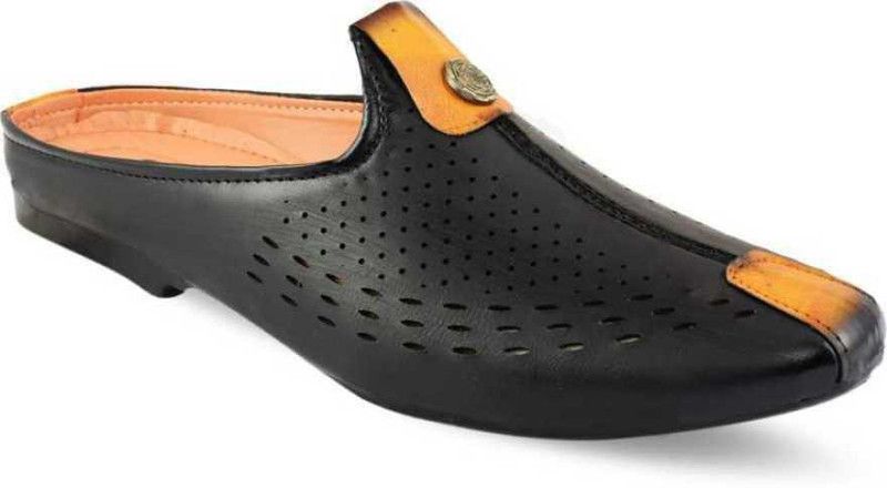 GN701_7 Loafers For Men  (Black)