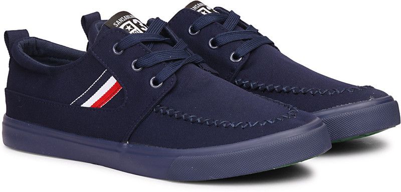 Comfortable Breathable New Stylish Canvas Shoe For Mens & Boys for Walk|Run|Gym Sneakers For Men  (Navy)