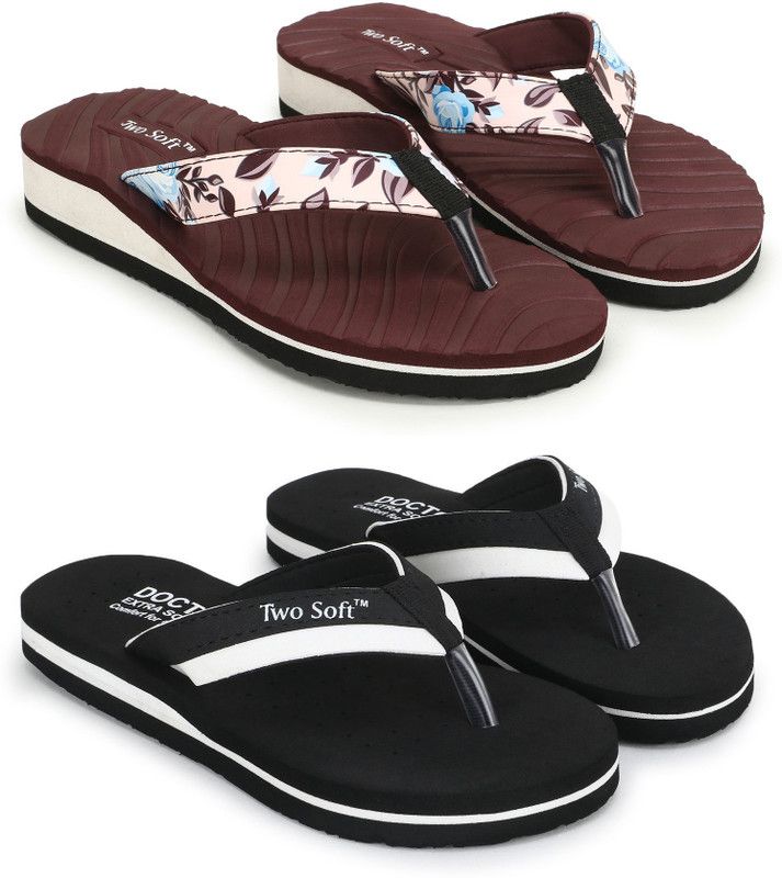 Slippers  (Maroon, Black 6)