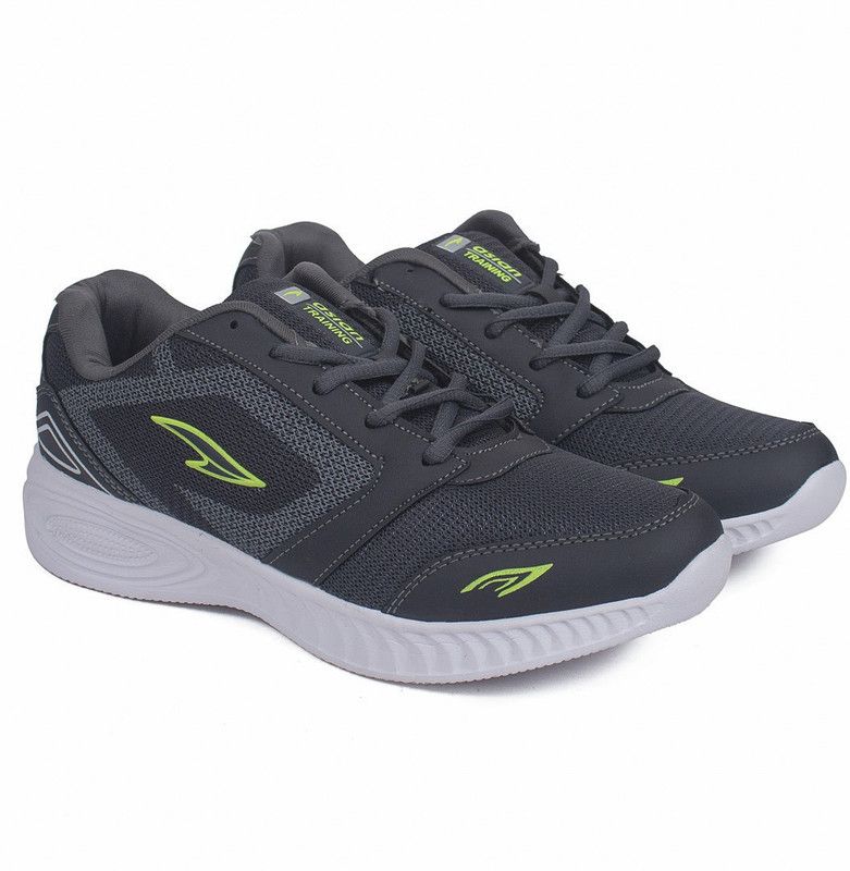Asian Velocity-09 sports shoes for men | Latest Stylish Casual sport shoes for men |running shoes for boys | Lace up Lightweight grey shoes for running, walking, gym, trekking, hiking & party Running Shoes For Men  (Grey, Green)