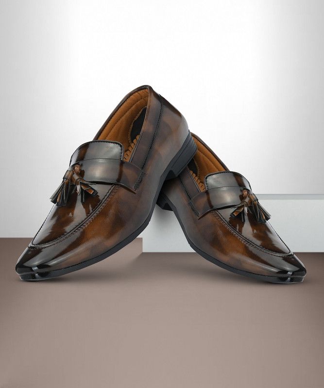 1514 Party Wear For Men  (Brown)